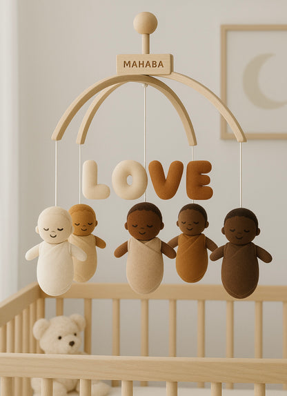 Mahaba™ Crib Mobile – Where Love Comes to Play